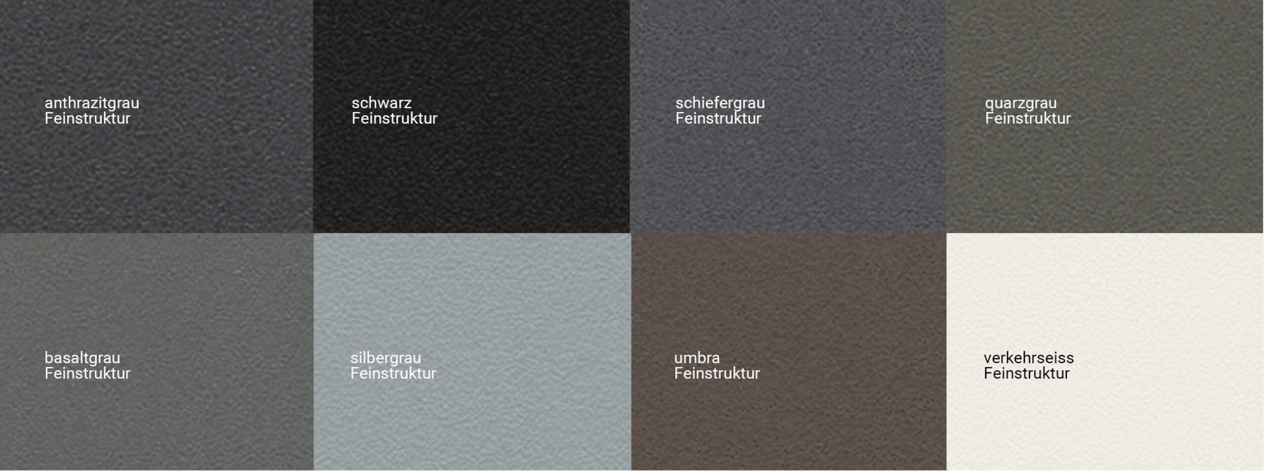 Lista colori serramenti in pvc