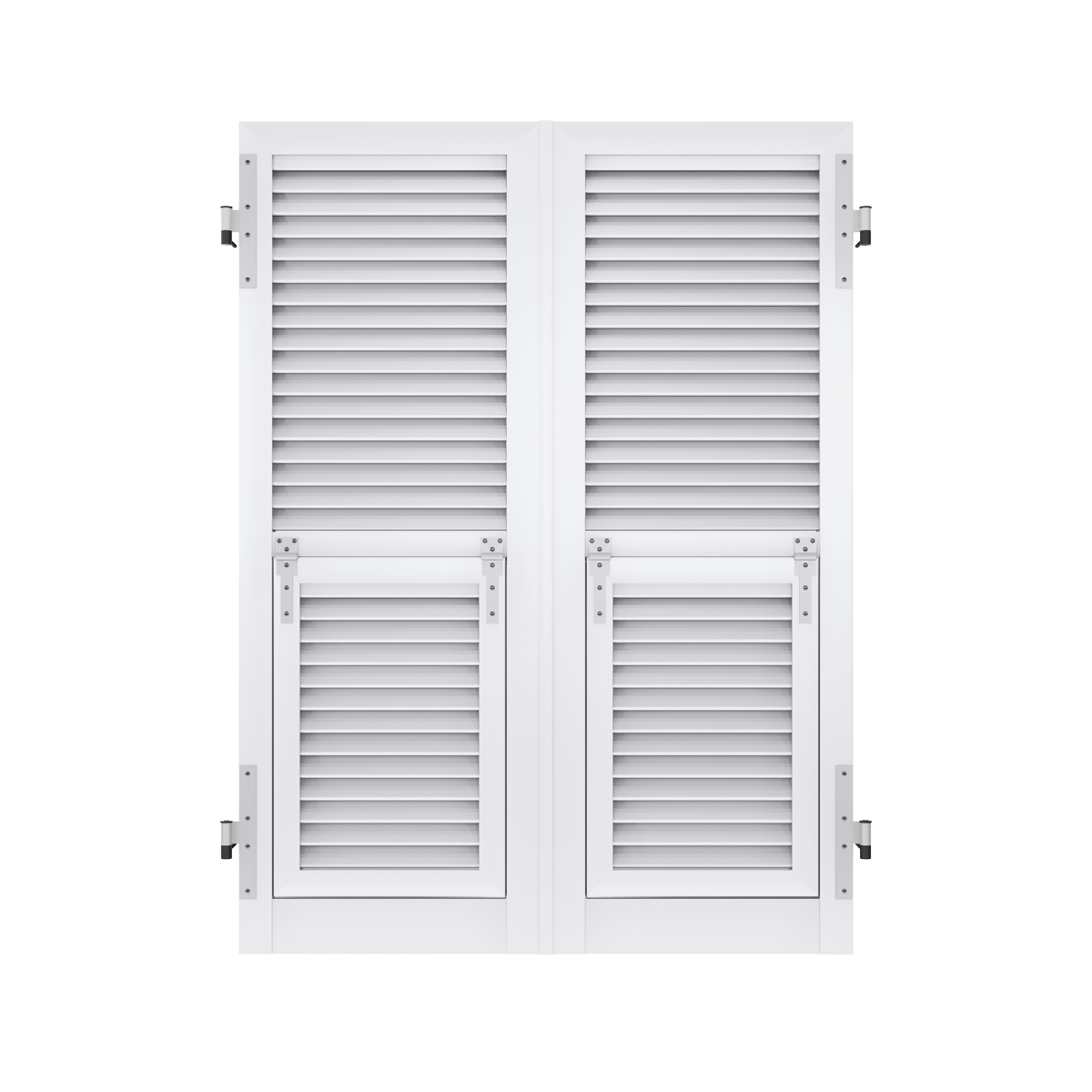 Persiana bianca genovese Marina vista esterna