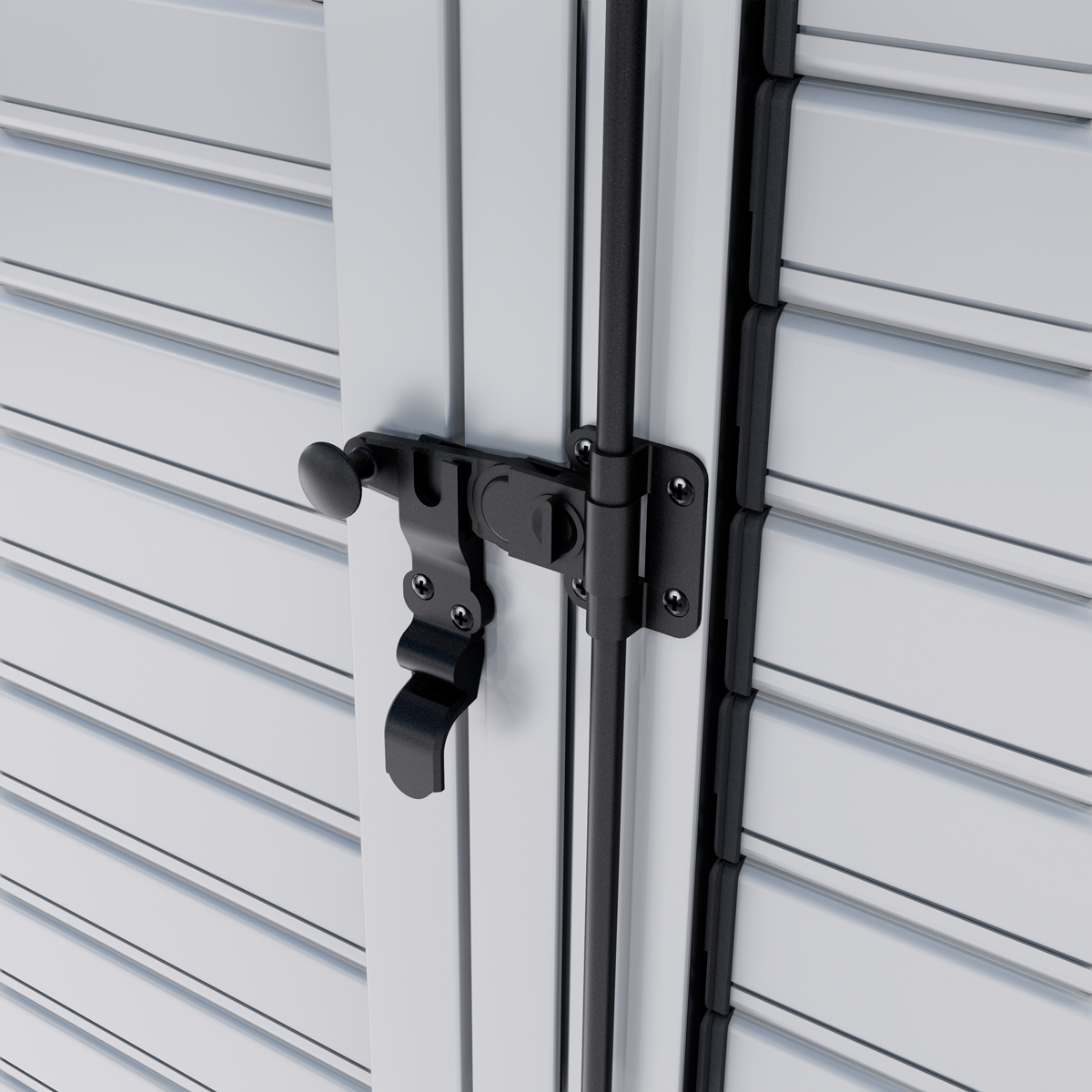 Dettaglio della persiana bianca modello Melissa