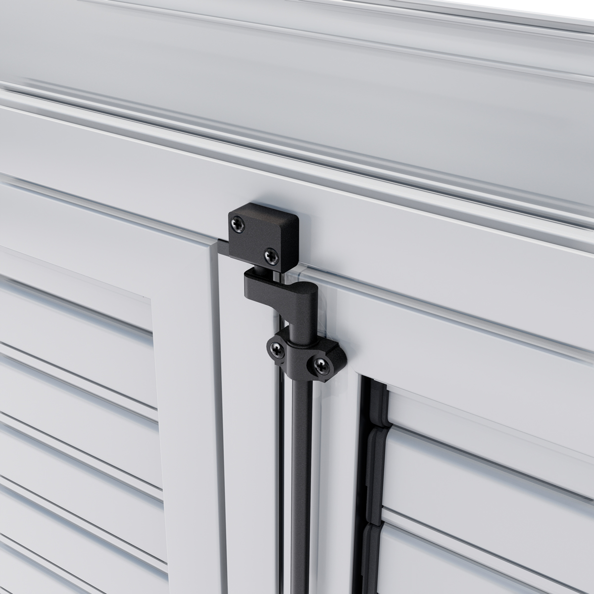 Dettaglio della persiana bianca modello Melissa