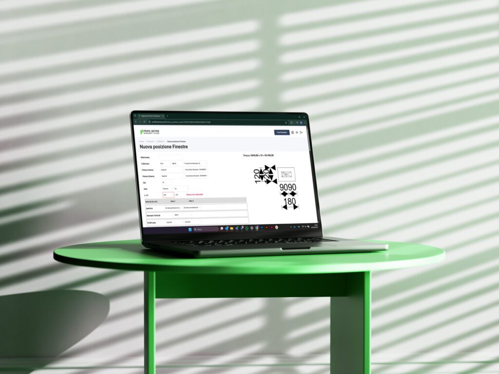 serramenti in pvc e alluminio profil sistem configuratore