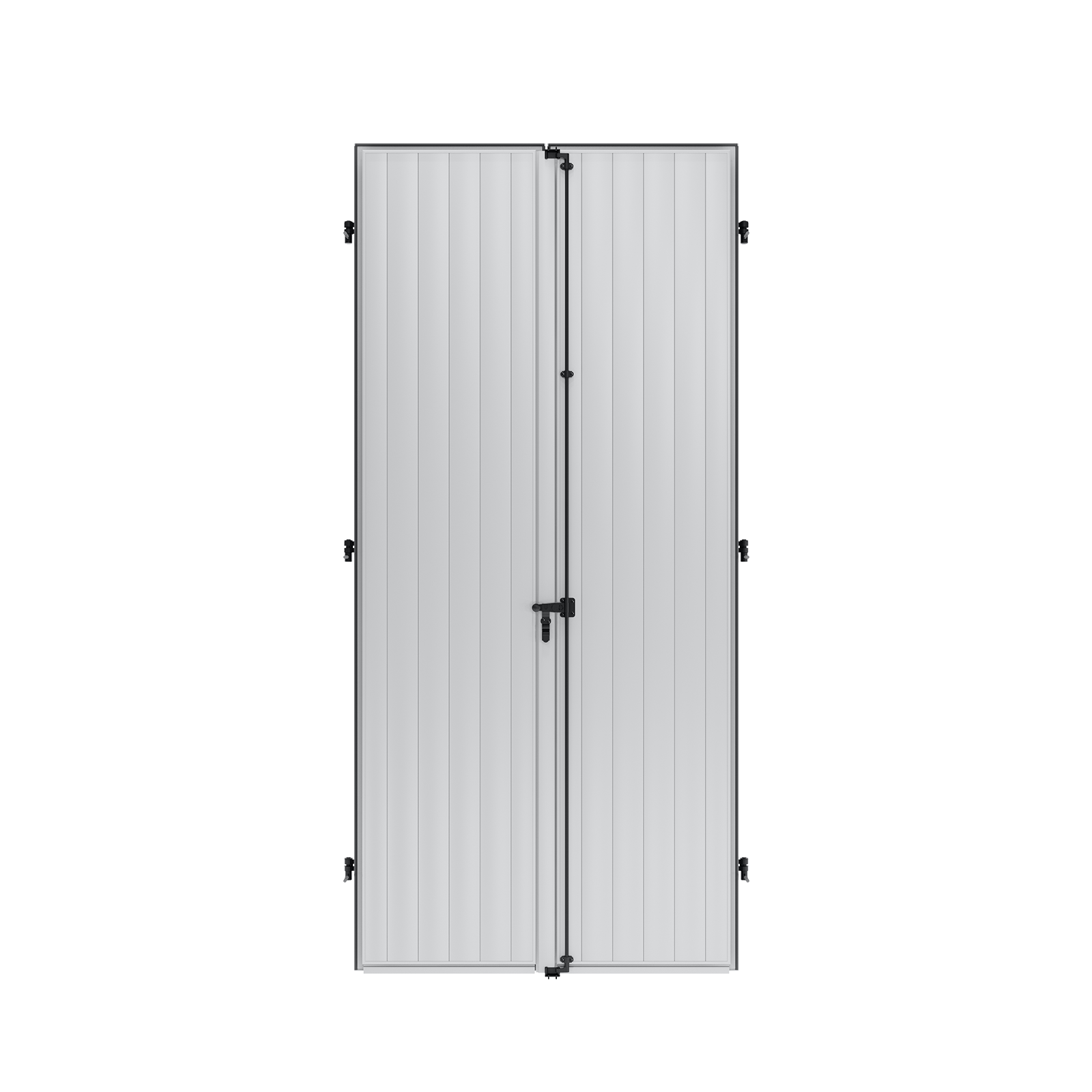 Persiana bianca scuro doga doppia Selene Duo vista interna