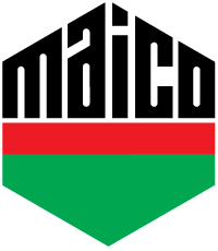 logo maico nero verde e rosso