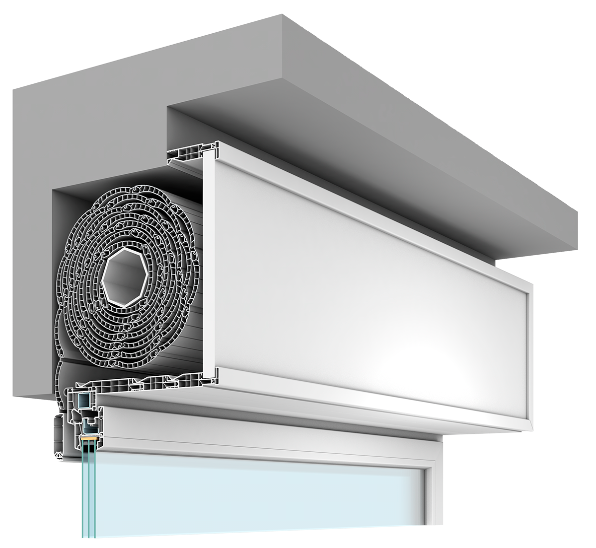 cassonetti in pvc render